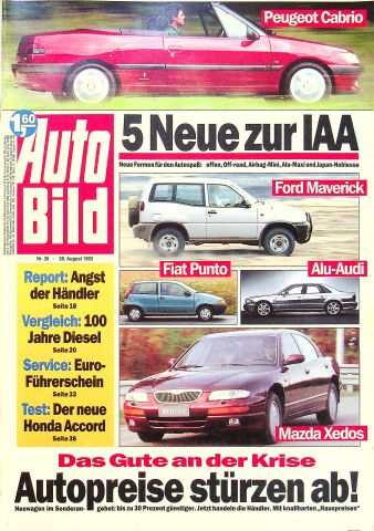 Deckblatt Auto Bild (35/1993)